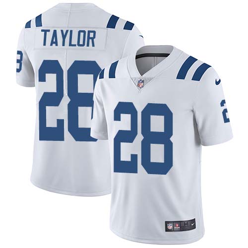 Nike Colts #28 Jonathan Taylor White Youth Stitched NFL Vapor Untouchable Limited Jersey